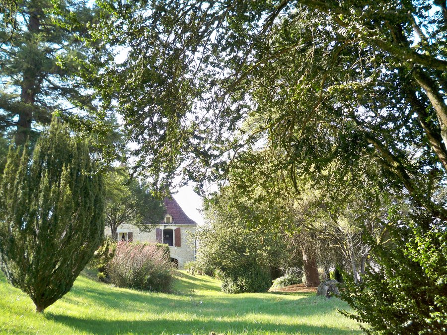 maison natale vue depuis le parc