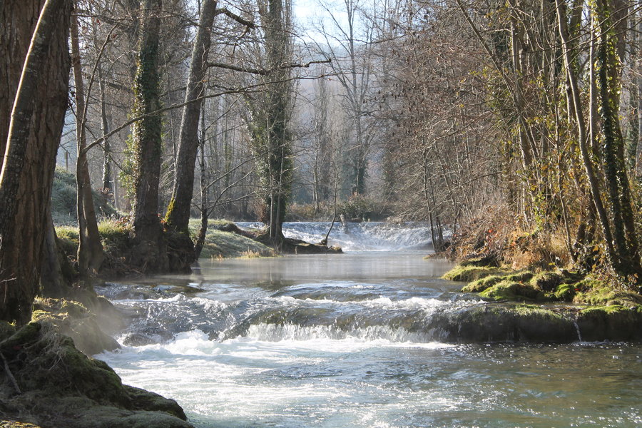 Cascades sur Le Céou, rivière d'eau vive qui se jette dans la Dordogne (juste au pied de la maison maternelle)