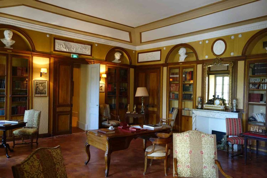 Château de Roussan bibliothèque