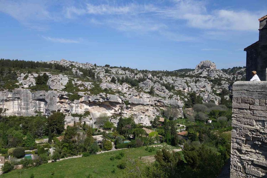 Vue à partir des Baux