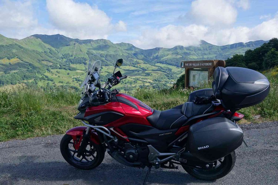 La NC750 dans le Cantal