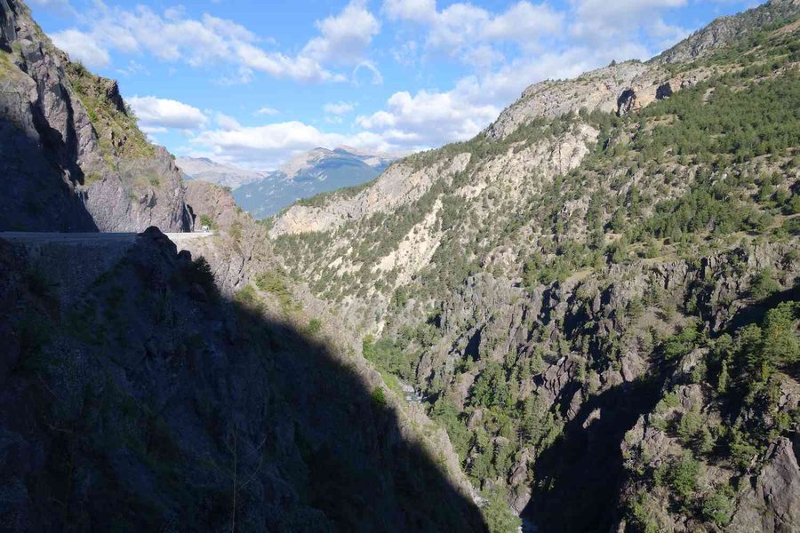 Entrée des gorges du Guil (côté Guillestre)