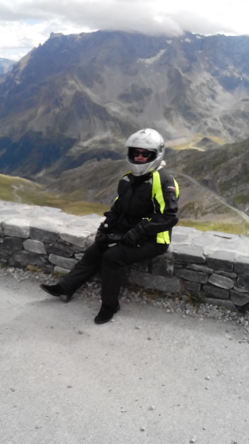 Ma douce sur le col du Galibier