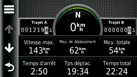 Copie écran zumo 390