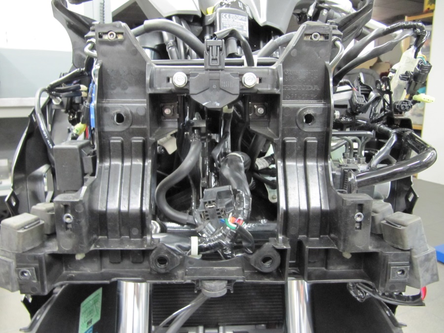 Vue du support d'optique