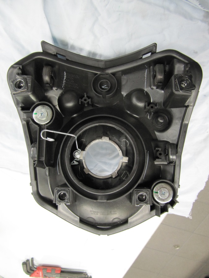 Démontage de l’agrafe.