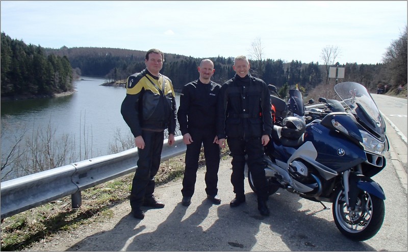 lac de robertville, christian, jean-marie et moi