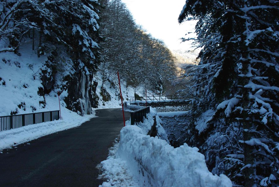 Dans la montée, ça glissouillait un peu ...