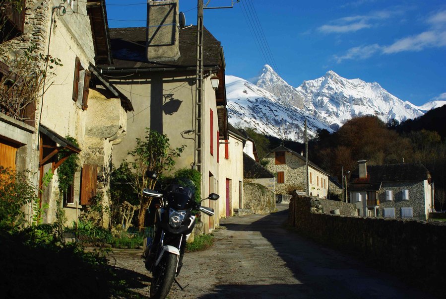 En bas, la température était encore clémente.
