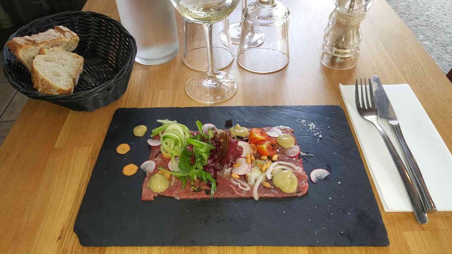 Carpaccio de taureau